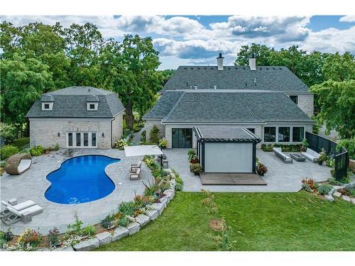 2613 Homestead Drive, Burlington, ON - Outdoor With In Ground Pool