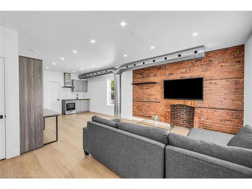 198 Dundurn Street S, Hamilton, ON - Indoor Photo Showing Living Room With Fireplace