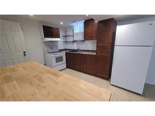 Bsmt-20 Queensdale Avenue W, Hamilton, ON - Indoor Photo Showing Kitchen