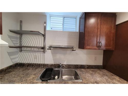 Bsmt-20 Queensdale Avenue W, Hamilton, ON - Indoor Photo Showing Kitchen With Double Sink