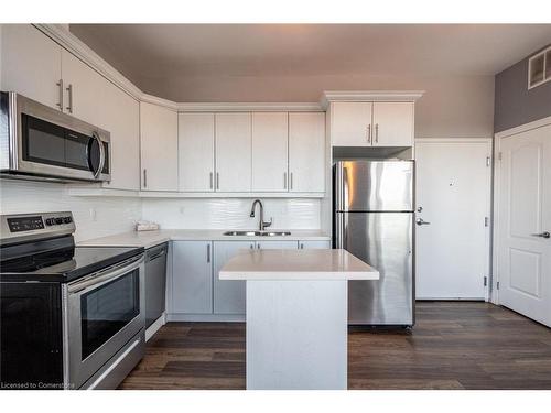 302-4 Barton Street, Hamilton, ON - Indoor Photo Showing Kitchen With Upgraded Kitchen