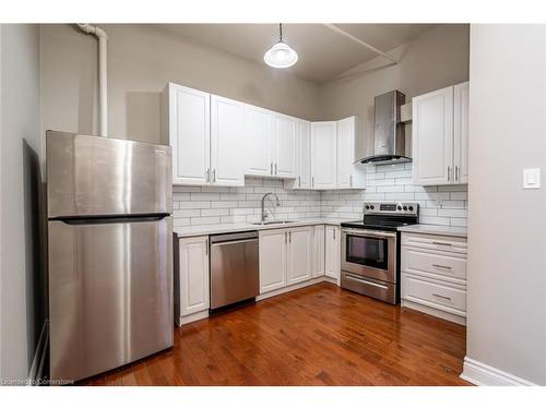 2-138 James Street N, Hamilton, ON - Indoor Photo Showing Kitchen With Upgraded Kitchen