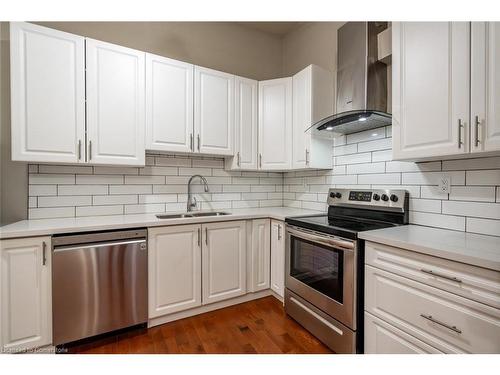 2-138 James Street N, Hamilton, ON - Indoor Photo Showing Kitchen With Double Sink With Upgraded Kitchen