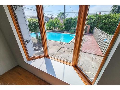 215 Montmorency Drive, Hamilton, ON - Indoor Photo Showing Other Room With In Ground Pool