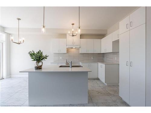 5 Cherry Blossom Heights, Hamilton, ON - Indoor Photo Showing Kitchen With Double Sink With Upgraded Kitchen