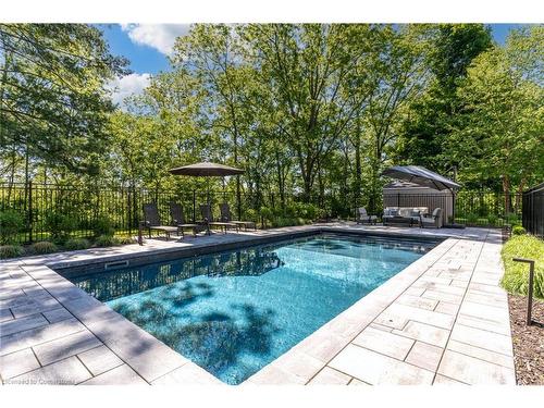 1043 Jerseyville Road W, Ancaster, ON - Outdoor With In Ground Pool With Backyard