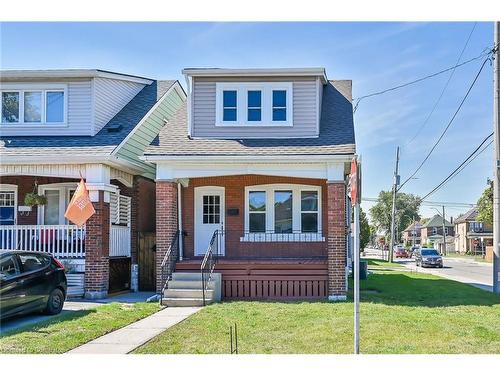 145 Connaught Avenue N, Hamilton, ON - Outdoor With Deck Patio Veranda With Facade