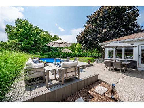 976 Danforth Avenue, Burlington, ON - Outdoor With In Ground Pool With Deck Patio Veranda With Backyard