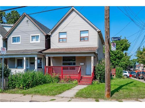 25 Brant Street, Hamilton, ON - Outdoor With Deck Patio Veranda With Facade