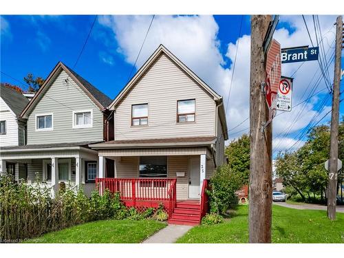 25 Brant Street, Hamilton, ON - Outdoor With Deck Patio Veranda With Facade