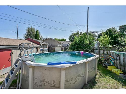 296 Julian Avenue, Hamilton, ON - Outdoor With Above Ground Pool