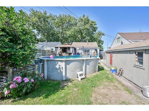 296 Julian Avenue, Hamilton, ON - Outdoor With Above Ground Pool