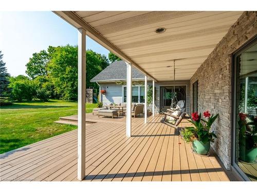 399 Old Brock Road, Flamborough, ON - Outdoor With Deck Patio Veranda With Exterior