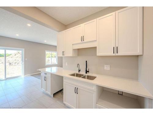 423 Woolwich Street, Waterloo, ON - Indoor Photo Showing Kitchen With Double Sink