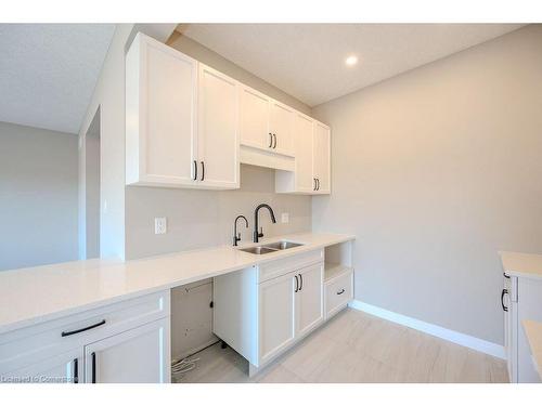 423 Woolwich Street, Waterloo, ON - Indoor Photo Showing Kitchen With Double Sink