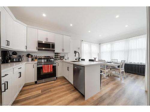 132 Holton Avenue S, Hamilton, ON - Indoor Photo Showing Kitchen With Upgraded Kitchen