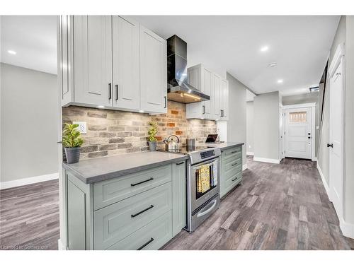 50 Whitfield Avenue, Hamilton, ON - Indoor Photo Showing Kitchen With Upgraded Kitchen