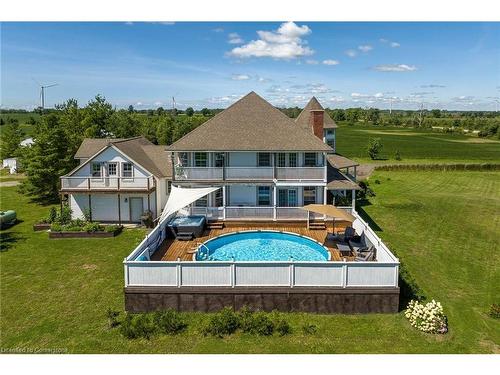 2378 North Shore Drive, Dunnville, ON - Outdoor With Above Ground Pool