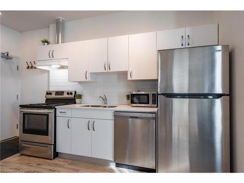 102-269 Sunview Street, Waterloo, ON - Indoor Photo Showing Kitchen With Double Sink