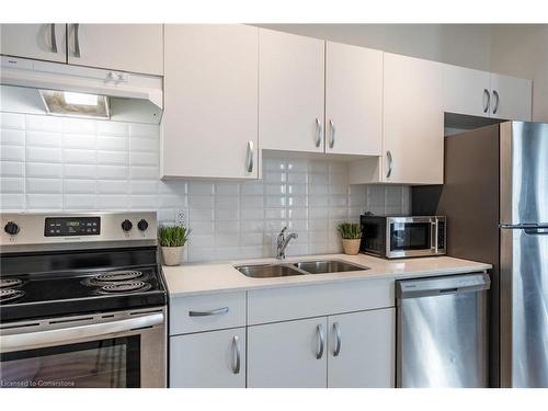 102-269 Sunview Street, Waterloo, ON - Indoor Photo Showing Kitchen With Double Sink