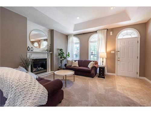 1 Meadowlea Court, Caledonia, ON - Indoor Photo Showing Living Room With Fireplace