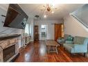 15 Agnes Street, Hamilton, ON  - Indoor Photo Showing Living Room With Fireplace 