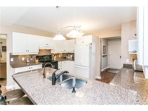 135 Glenariff Drive, Hamilton, ON - Indoor Photo Showing Kitchen With Double Sink