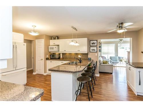 135 Glenariff Drive, Hamilton, ON - Indoor Photo Showing Kitchen With Double Sink