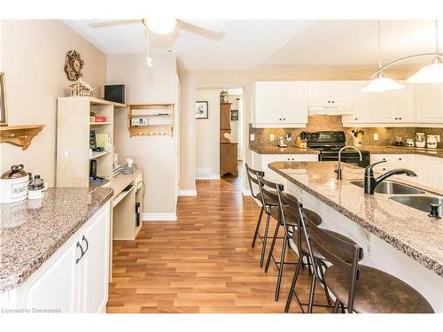 135 Glenariff Drive, Hamilton, ON - Indoor Photo Showing Kitchen With Double Sink