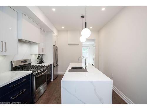 77 William Street, Hamilton, ON - Indoor Photo Showing Kitchen With Upgraded Kitchen