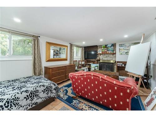 5212 New Street, Burlington, ON - Indoor Photo Showing Bedroom With Fireplace