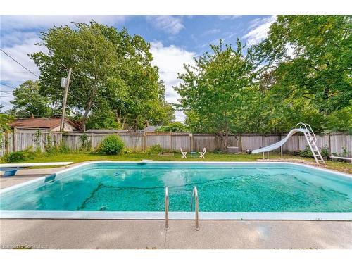 5212 New Street, Burlington, ON - Outdoor With In Ground Pool With Backyard