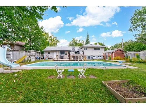 5212 New Street, Burlington, ON - Outdoor With In Ground Pool With Backyard