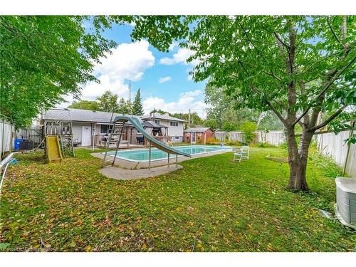 5212 New Street, Burlington, ON - Outdoor With In Ground Pool With Backyard