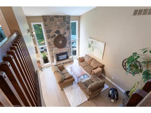 1351 Hazelton Boulevard, Burlington, ON - Indoor Photo Showing Other Room With Fireplace