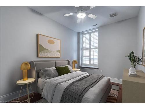 206-283 King Street E, Hamilton, ON - Indoor Photo Showing Bedroom