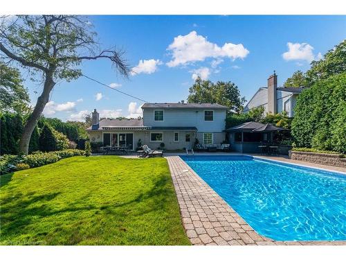 1331 Tyandaga Park Drive, Burlington, ON - Outdoor With In Ground Pool