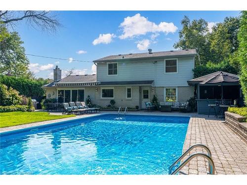 1331 Tyandaga Park Drive, Burlington, ON - Outdoor With In Ground Pool With Deck Patio Veranda