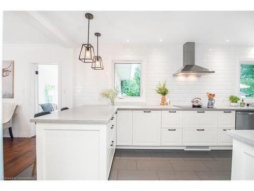 10 Rosslyn Avenue, Grimsby, ON - Indoor Photo Showing Kitchen With Upgraded Kitchen