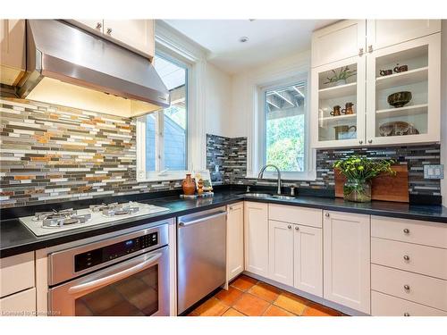 24 Bruce Street, Hamilton, ON - Indoor Photo Showing Kitchen With Double Sink