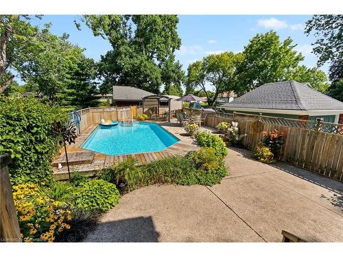 369 Queenston Street, St. Catharines, ON - Outdoor With In Ground Pool With Backyard