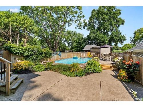 369 Queenston Street, St. Catharines, ON - Outdoor With In Ground Pool With Backyard