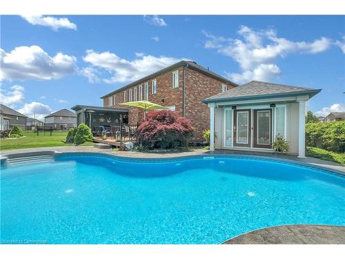 34 Penfold Court, Mount Hope, ON - Outdoor With In Ground Pool With Backyard