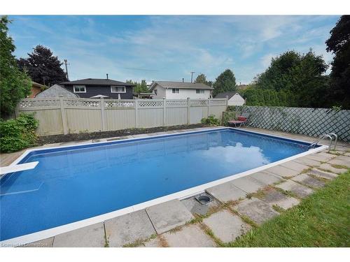 25 Silvercrest Drive, Hamilton, ON - Outdoor With In Ground Pool With Backyard