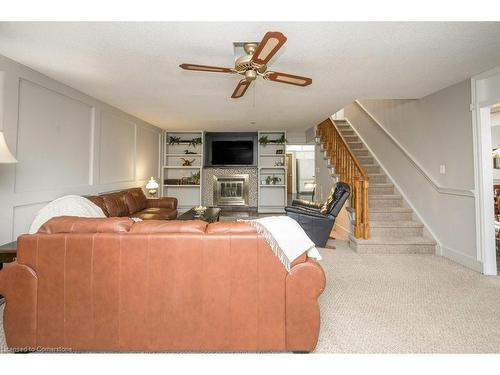 181 Millen Road, Stoney Creek, ON - Indoor Photo Showing Living Room With Fireplace