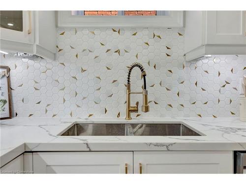 79 Trenholme Crescent, Hamilton, ON - Indoor Photo Showing Kitchen With Double Sink