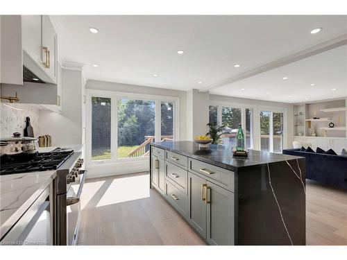 79 Trenholme Crescent, Hamilton, ON - Indoor Photo Showing Kitchen With Upgraded Kitchen