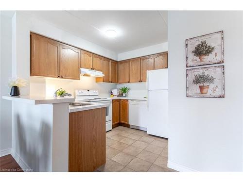 307-4450 Fairview Street, Burlington, ON - Indoor Photo Showing Kitchen