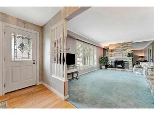 32 Old Orchard Drive, Hamilton, ON - Indoor Photo Showing Other Room With Fireplace