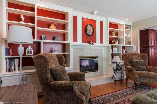 1 Kusins Court, Dundas, ON - Indoor Photo Showing Other Room With Fireplace